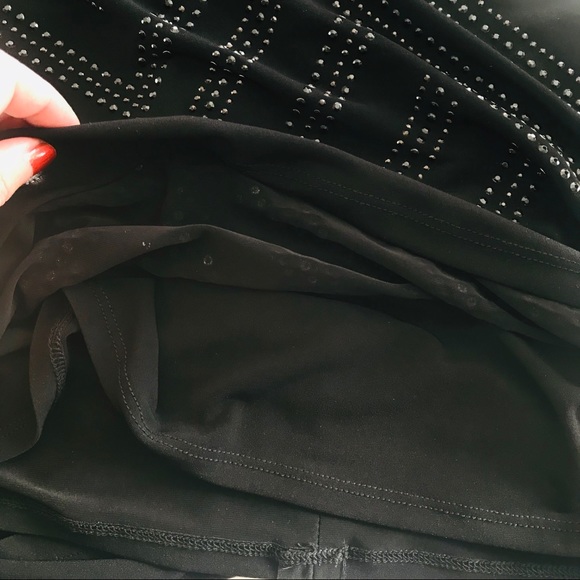 Cache Rhinestud Bodycon Dress - Picture 6 of 8